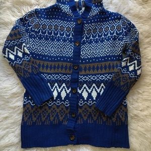 Jon & Anna full button cozy knit hoodie